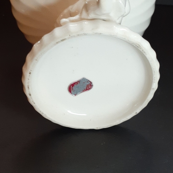 Vintage Cherub Compote Vase by Lefton - Picture 5 of 6